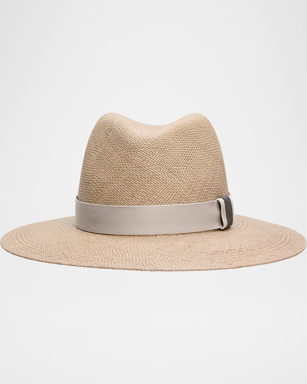 Straw Fedora with Monili Band
