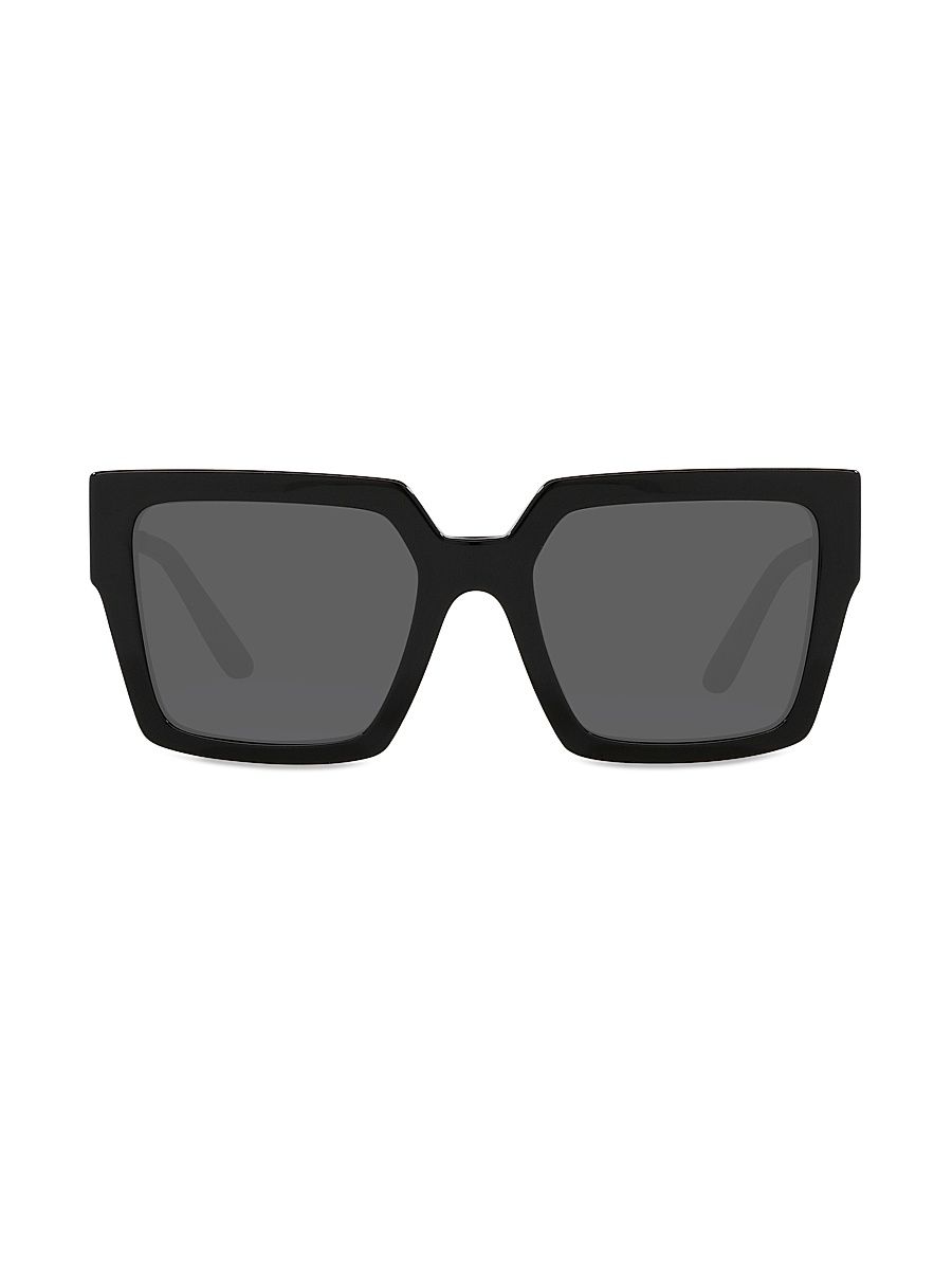 Women's 53MM Square Sunglasses - Black