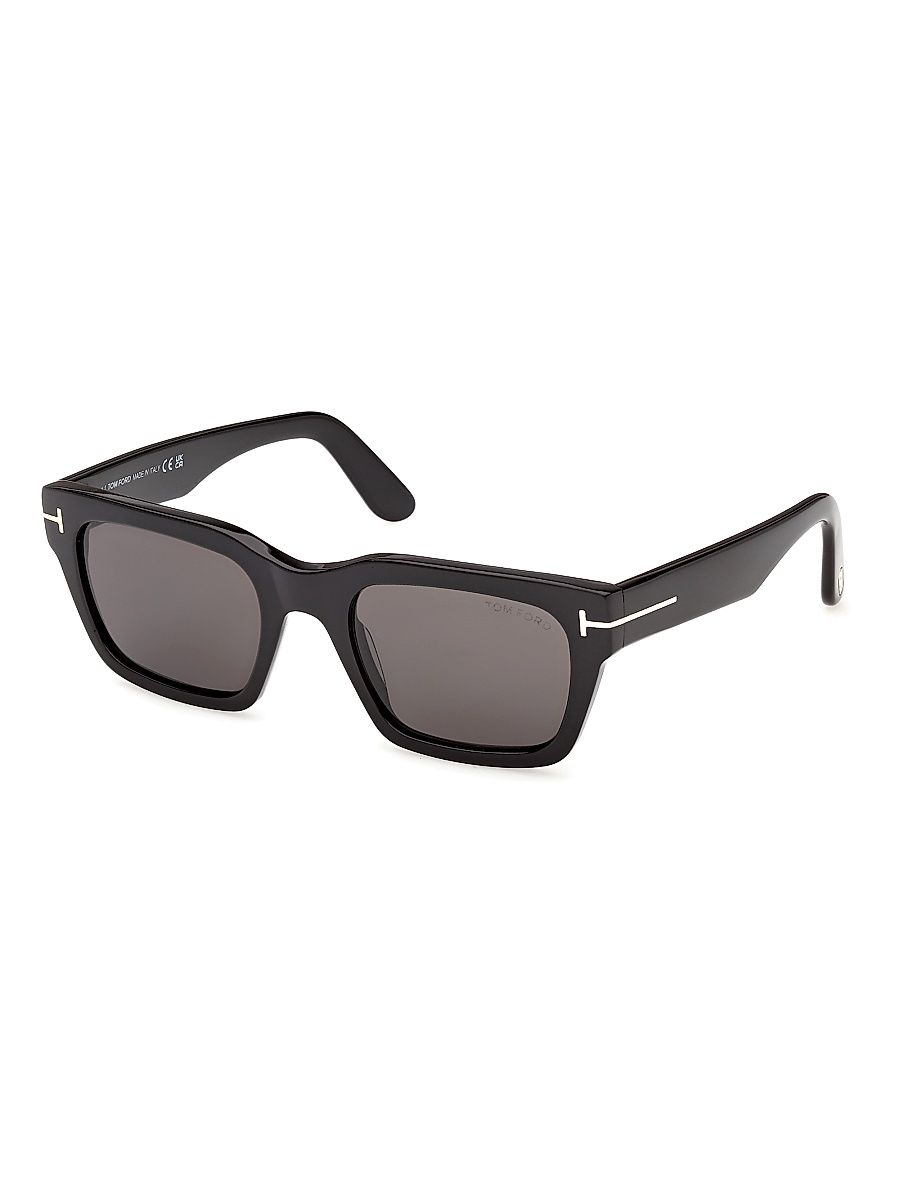 Men's Andy 55MM Square Sunglasses - Black