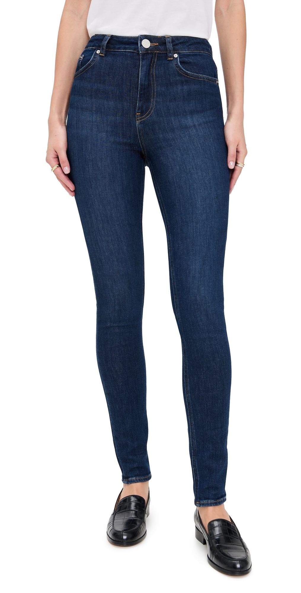 ALIGNE Mid Rise Skinny Jeans Ocean Blue 32