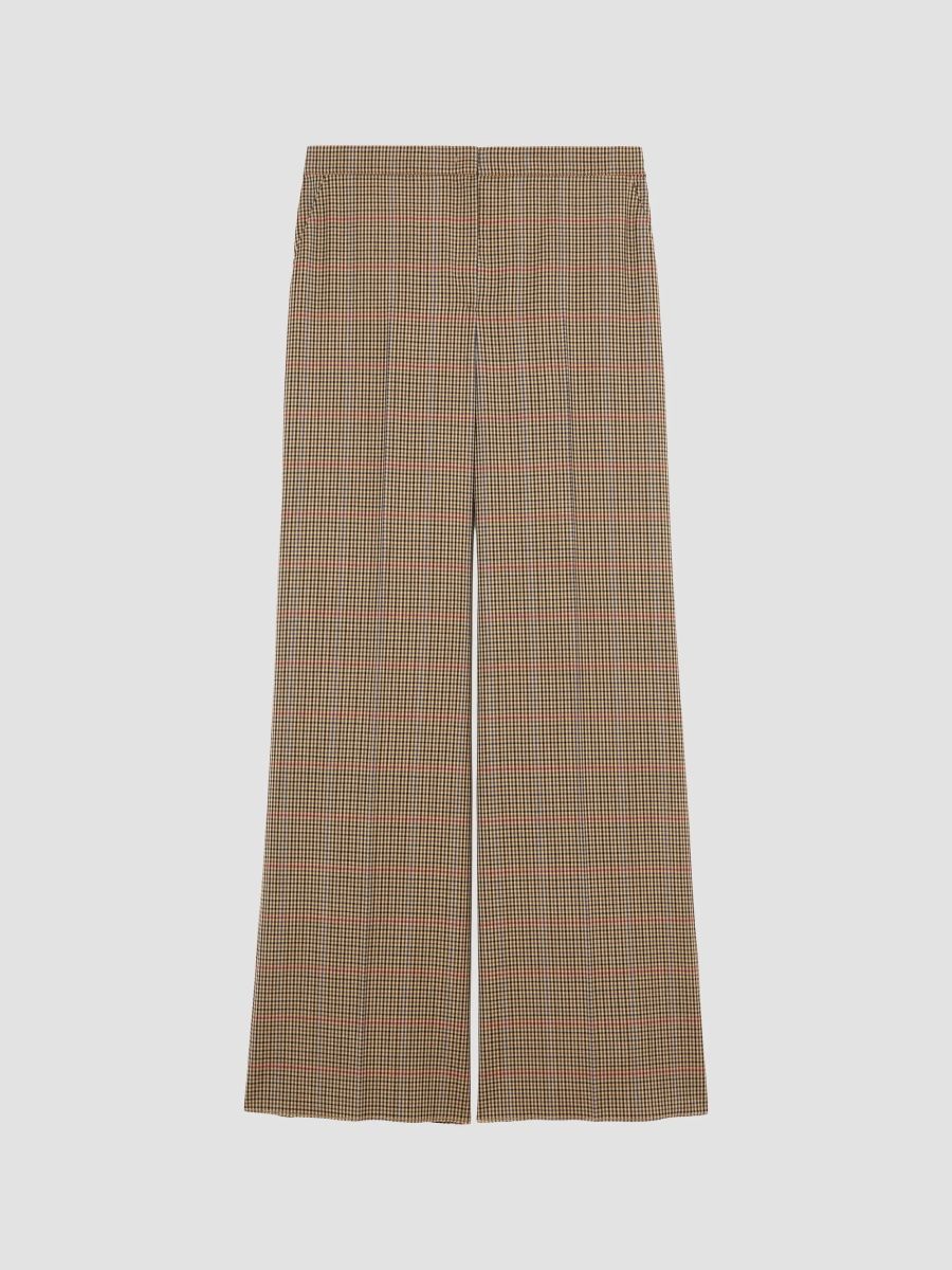 Marina Rinaldi Women's Stretch Wool Trousers - Camel - Size 22