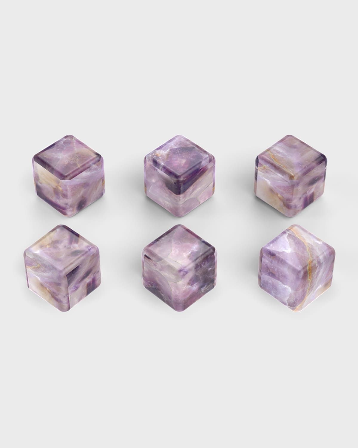 Amethyst Cubes, Set of 6