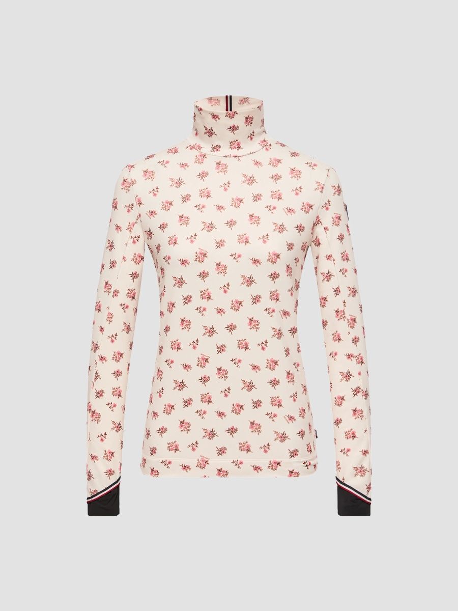 Moncler Grenoble Women's Turtleneck Sweater - White - Size Large