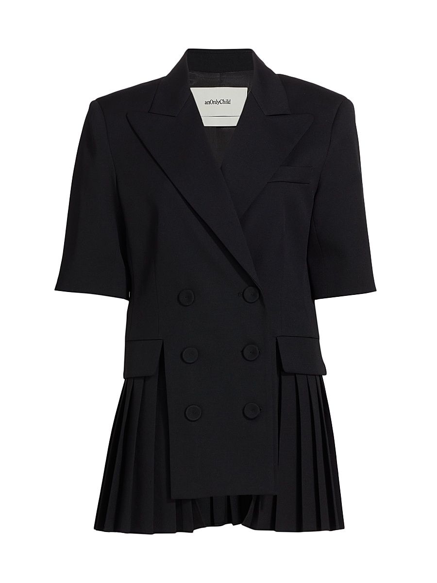 Women's Cambridge Wool Blazer - Black - Size Large