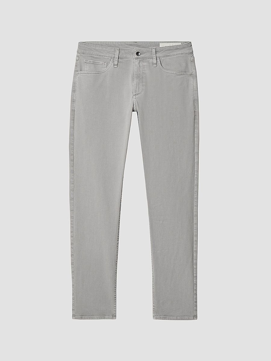 Men's Fit 3 Aero Stretch Slim Jeans - Natural Grey - Size 40