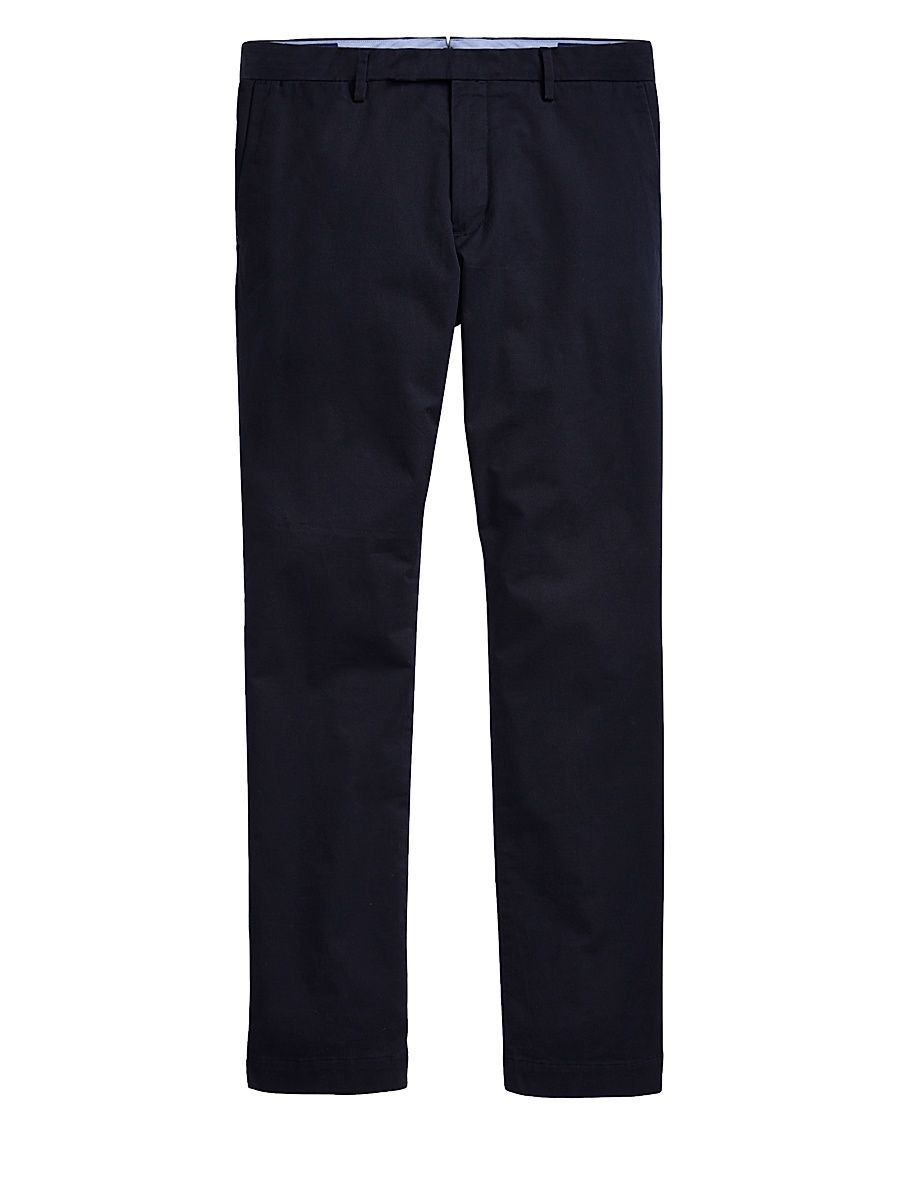 Men's Stretch Slim-Fit Chino Pants - Navy - Size 40