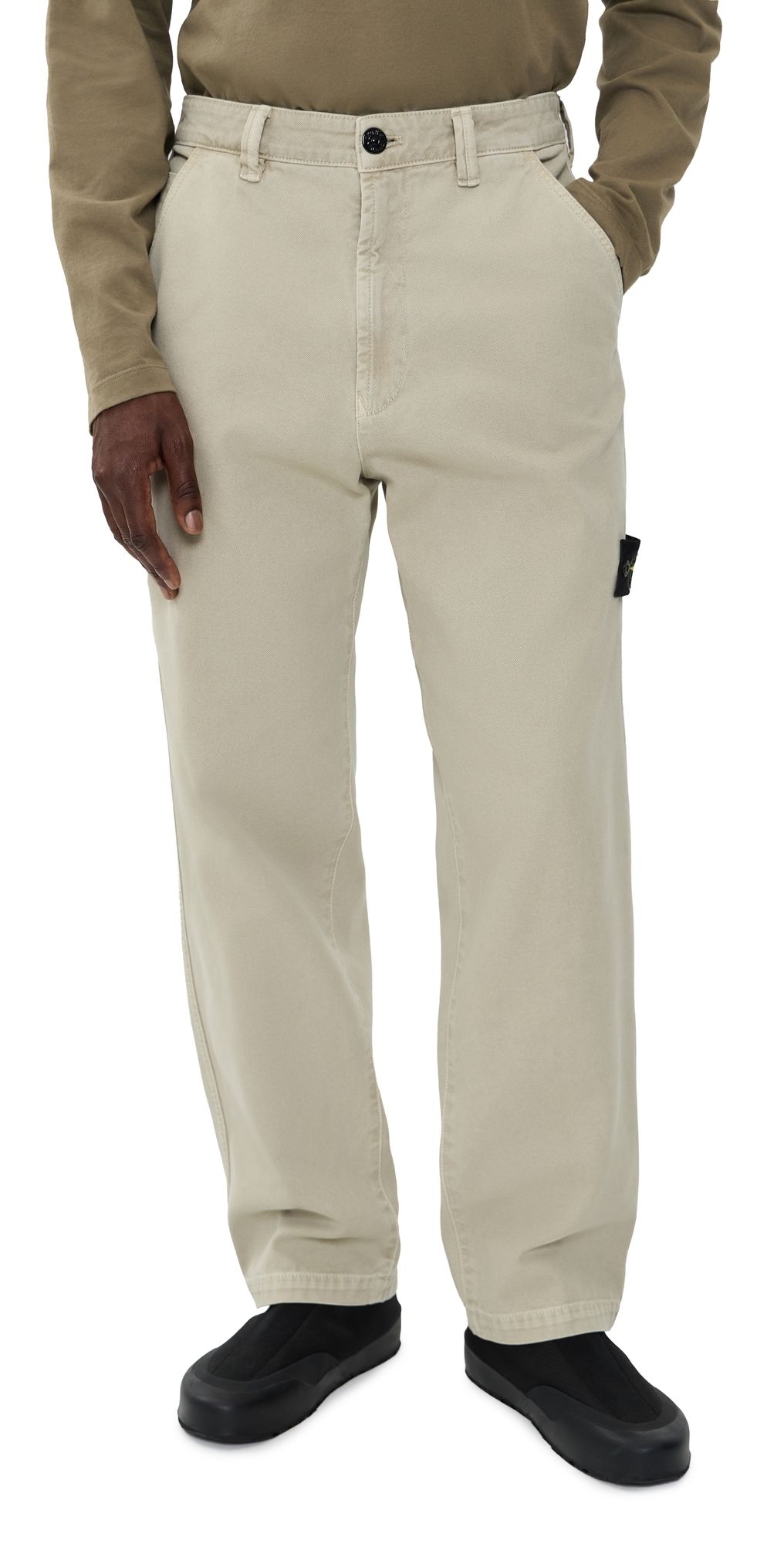 Stone Island Panama Weave Chino Pants Sand 38
