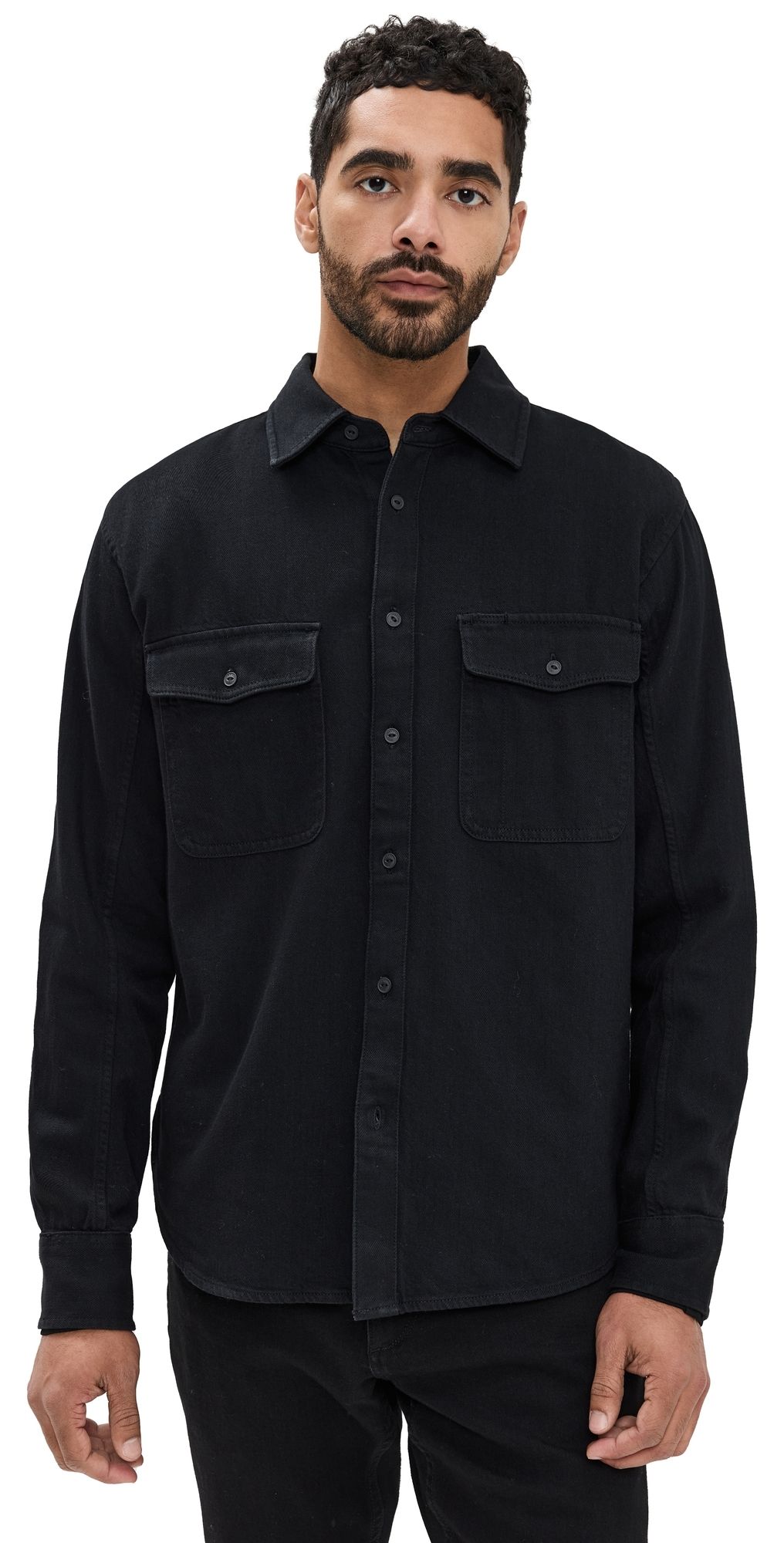 rag & bone Denim Engineered Jack Shirt Black M