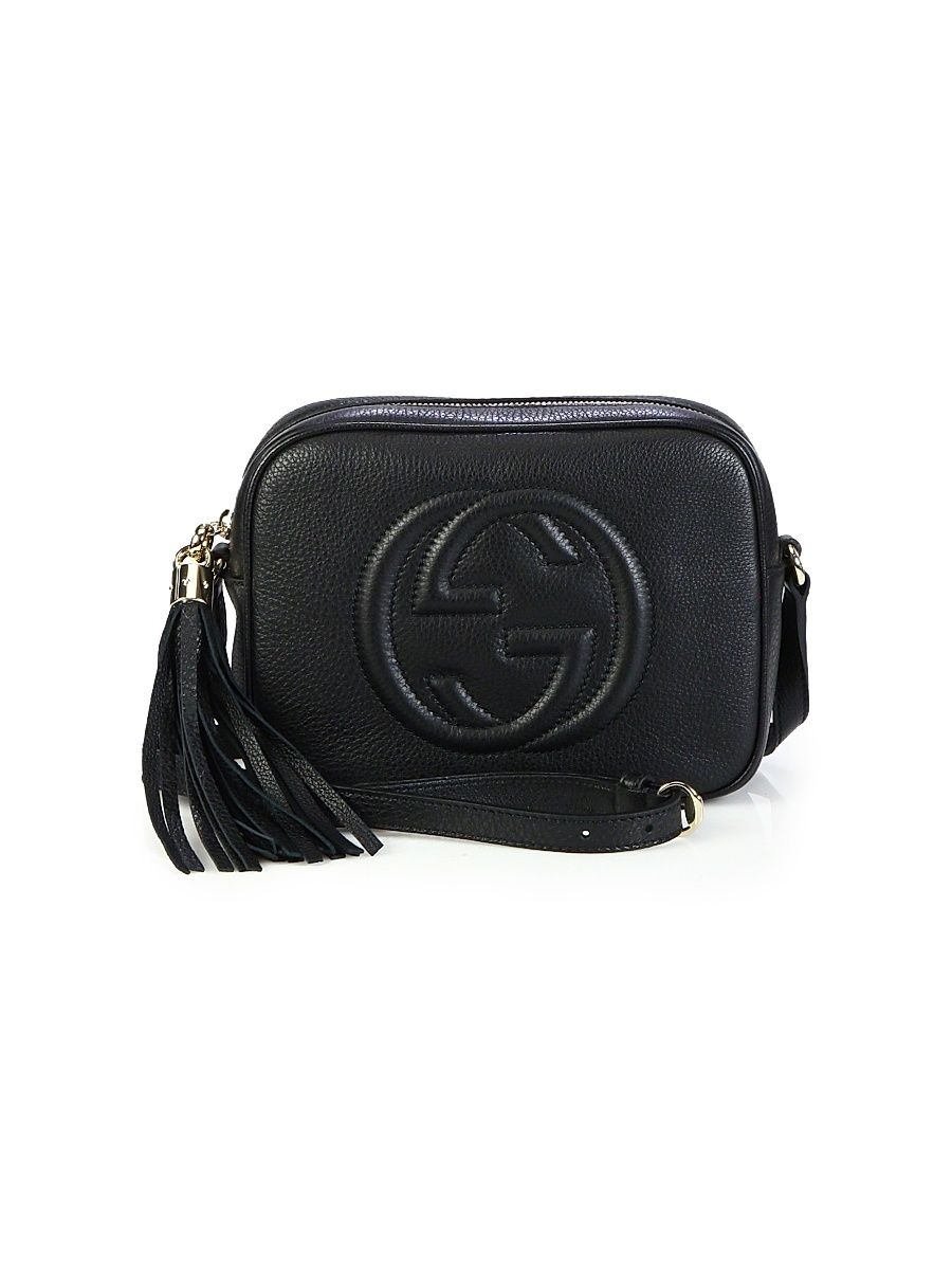 Women's Soho Leather Camera Bag - Black