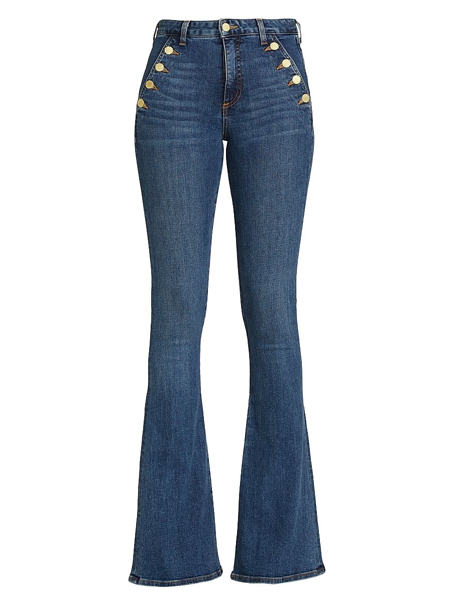 Women's Helena High-Rise Flare Jeans - Medium Wash - Size 30