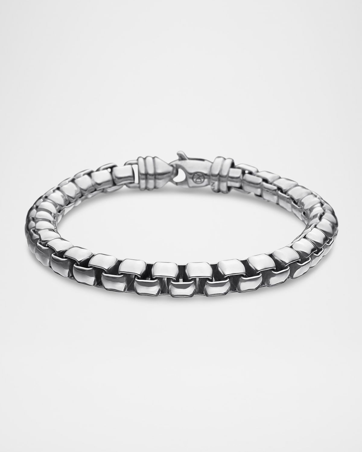 Men & apos;s Box Chain Bracelet in Silver