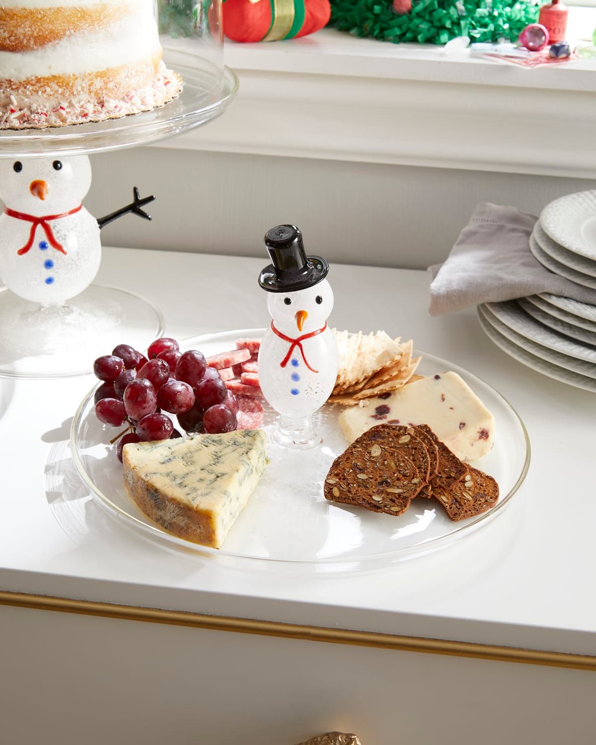 Snowman Platter