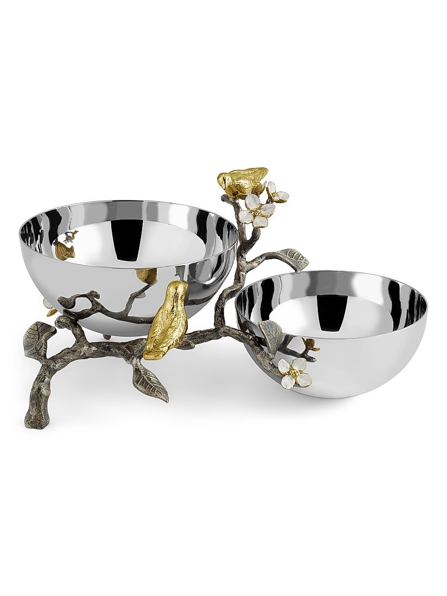 Lovebirds Double Dish