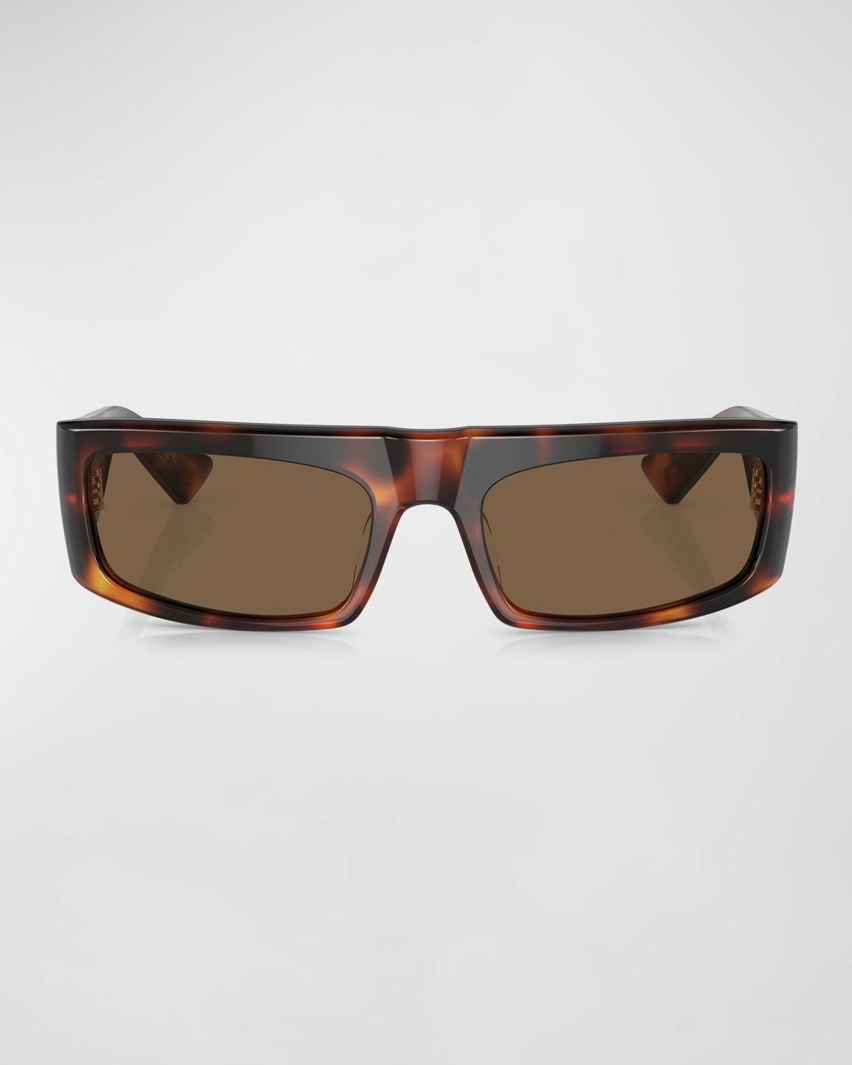 Bold Acetate Rectangle Sunglasses