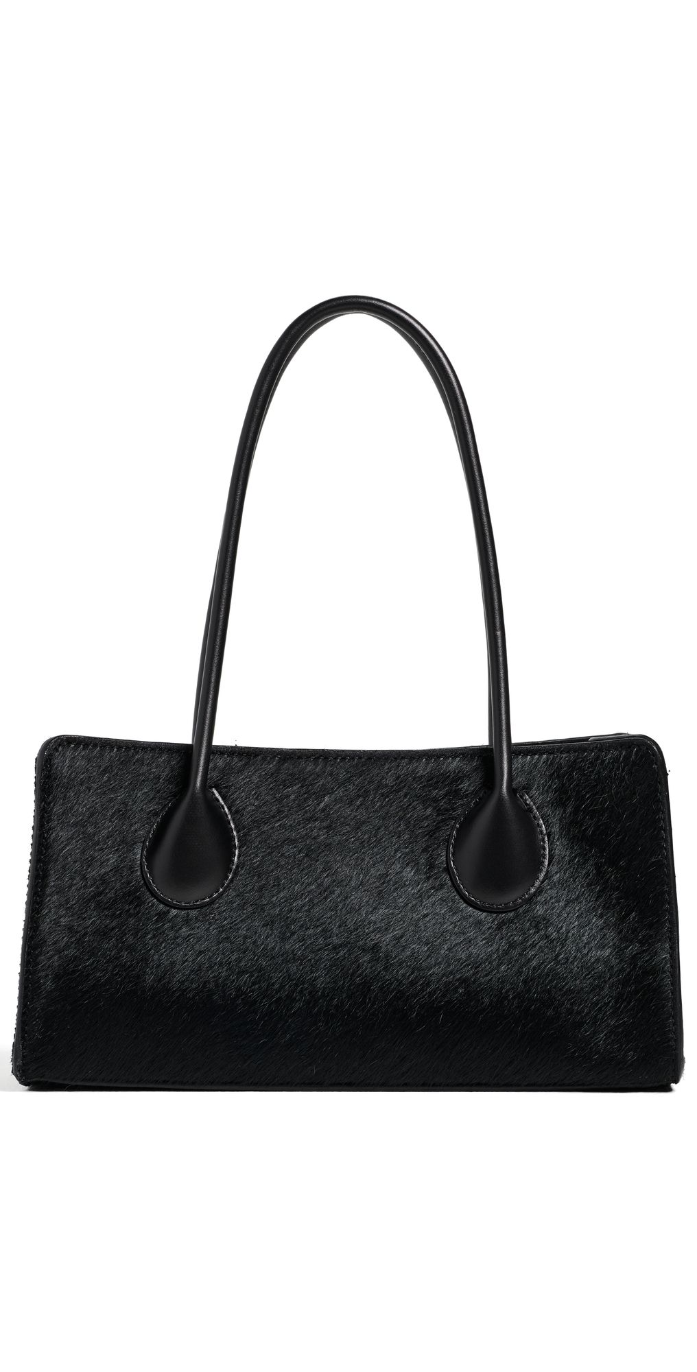 LIÉ STUDIO The Lou Bag Black Calf Hair One Size