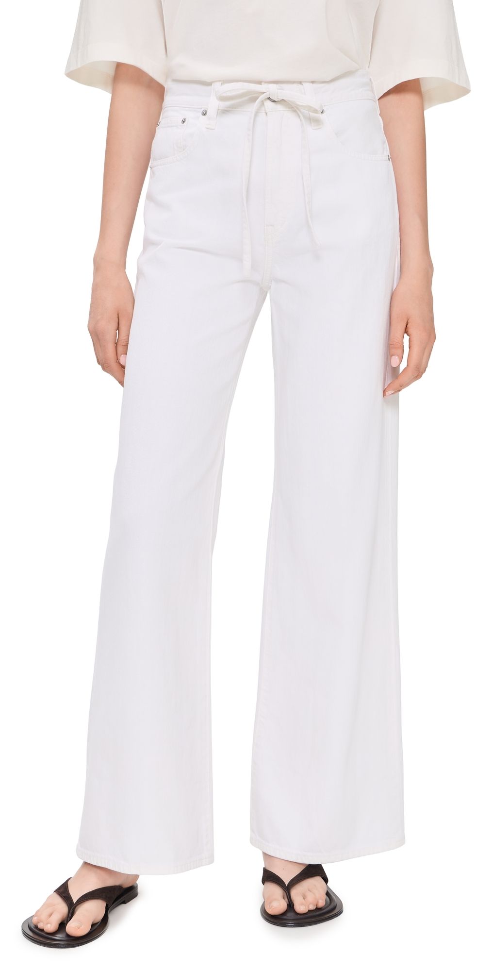 Madewell Ultimate Wide Jeans Tile White 30