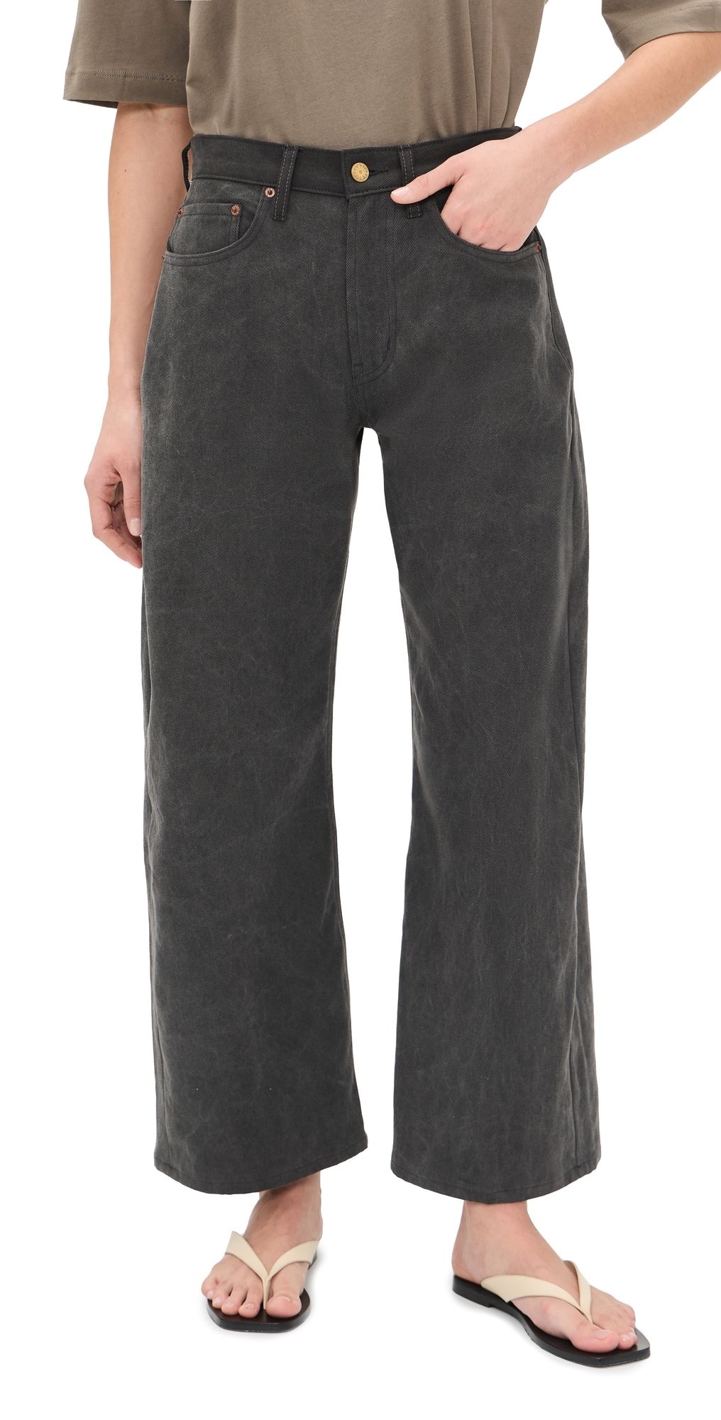 B Sides Floppy Jeans Washed Black 26