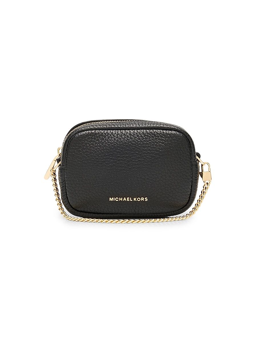 Women's Bryant Leather Bag Charm - Black