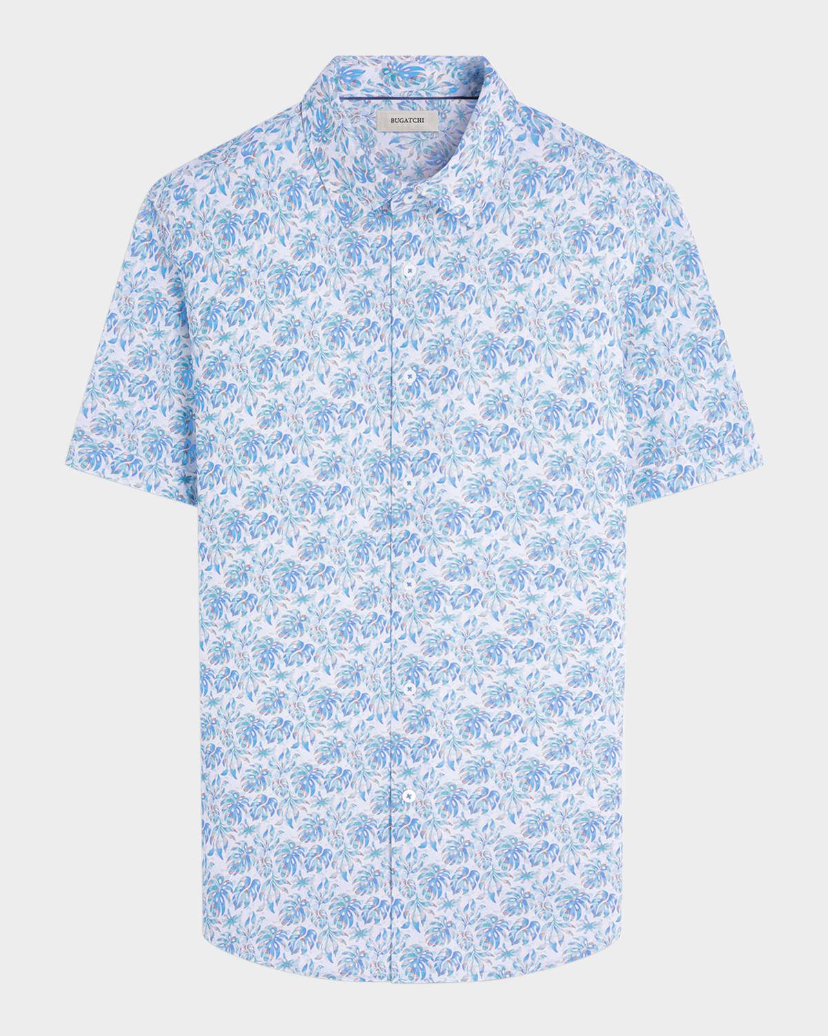 Men & apos;s Miles OoohCotton Palm Short-Sleeve Shirt