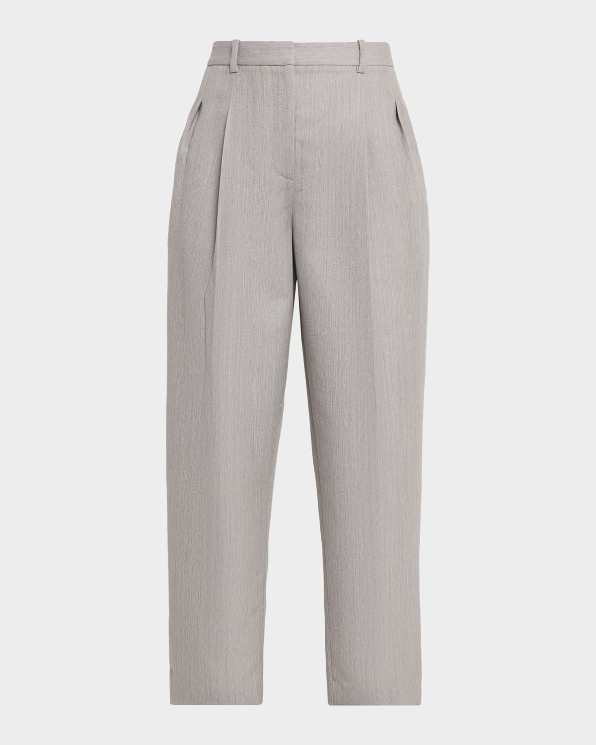 Wool Cigarette Trousers