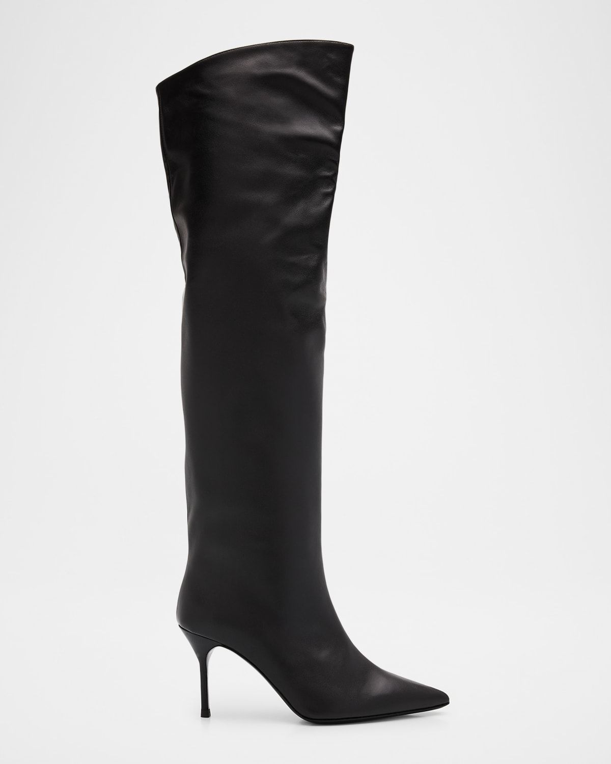 Sebastian Leather Over-The-Knee Boots