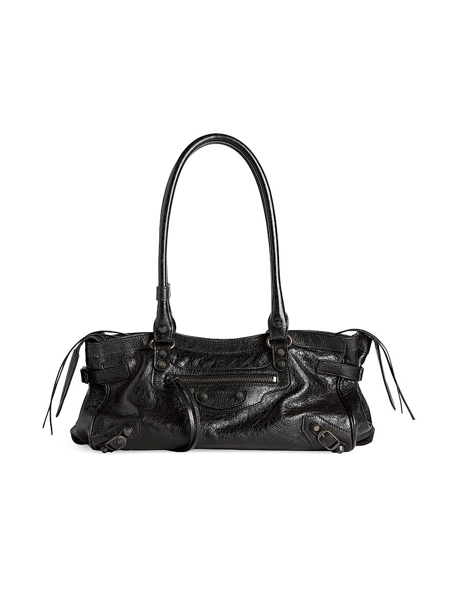 Women's Le City East-West Top Handle Bag - Black