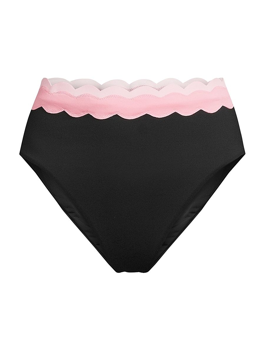 Women's Harriet Bikini Bottoms - Sweet Berry Wave - Size Large