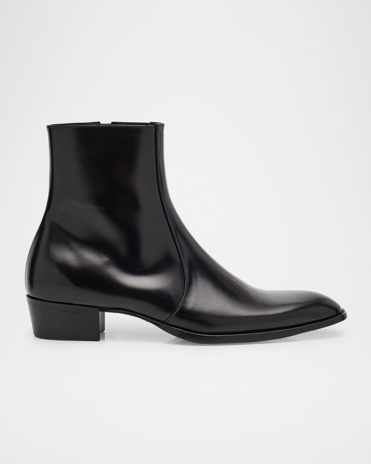 Men & apos;s Roman 35 Leather Side-Zip Ankle Boots