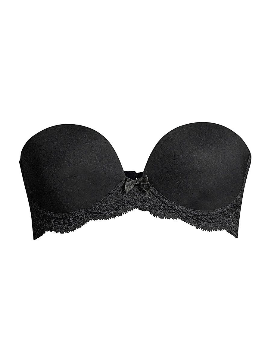 Women's Eden Strapless Plunge Bra - Black - Size 30E