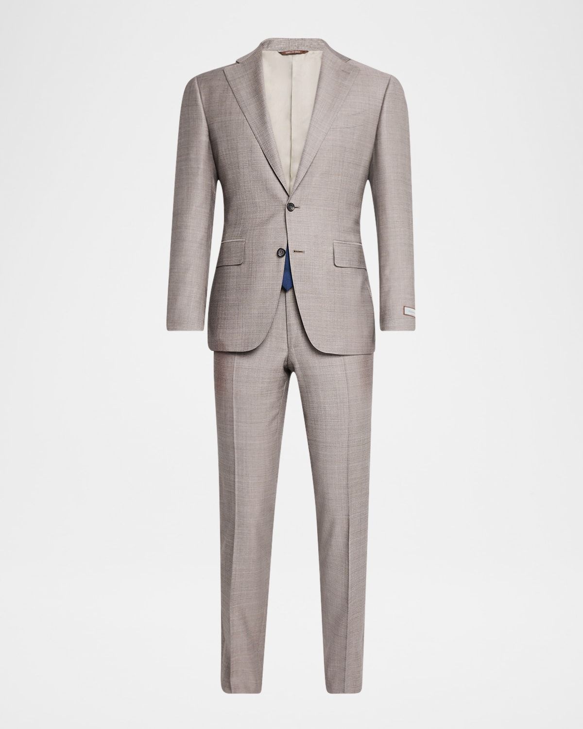 Men & apos;s Textured Solid Suit