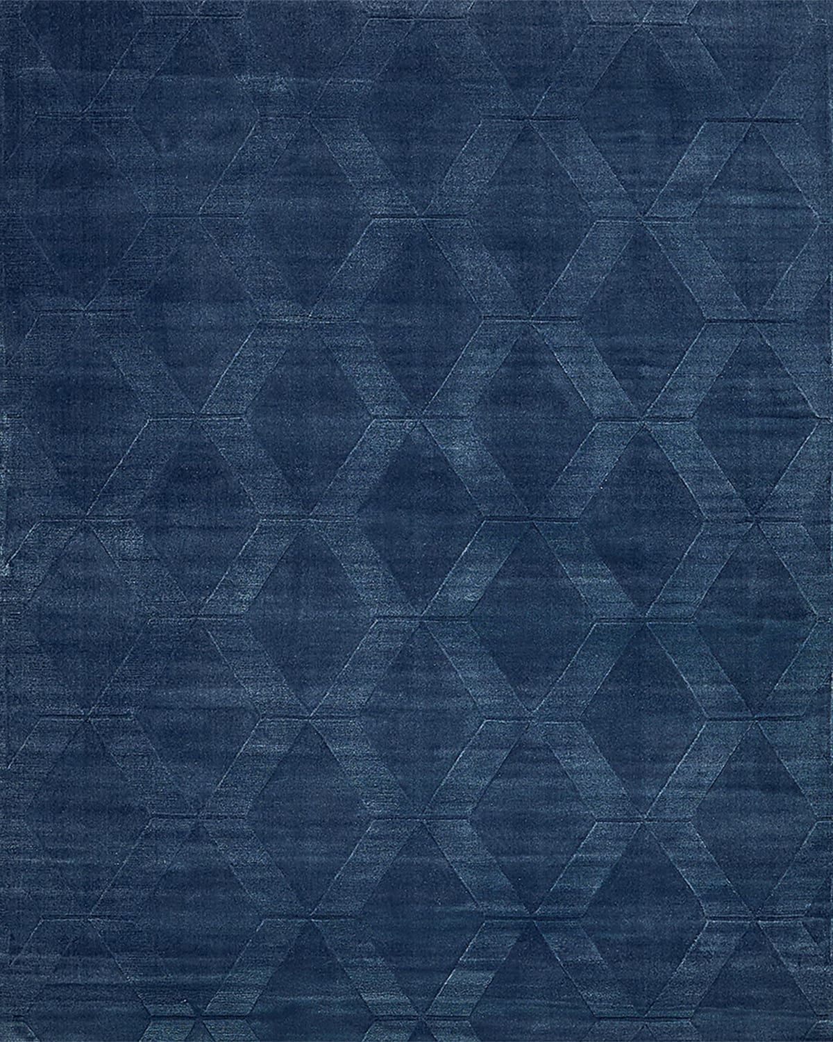 Brunello Hand-Loomed Navy Rug