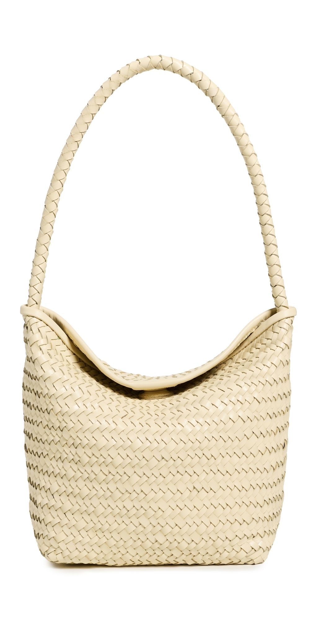 Madewell The Handwoven Shoulder Bag Pale Pineapple One Size