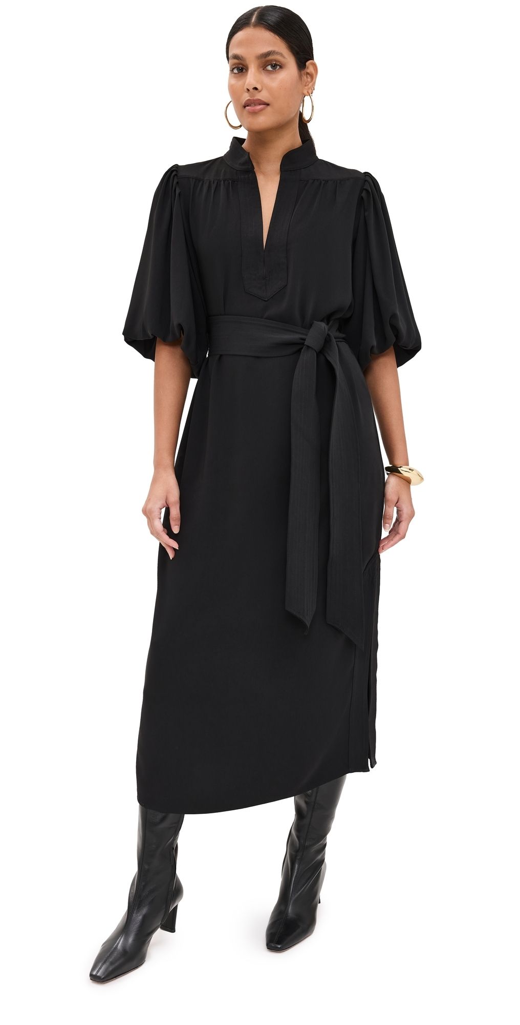 Figue Dani Dress Onyx Black XS