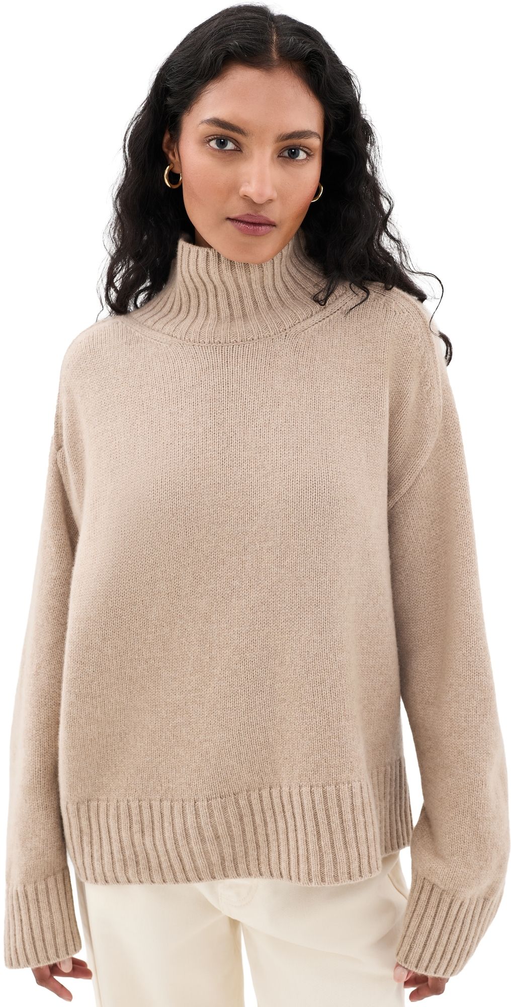 Citizens of Humanity Scout Turtleneck Sweater Fawn XS