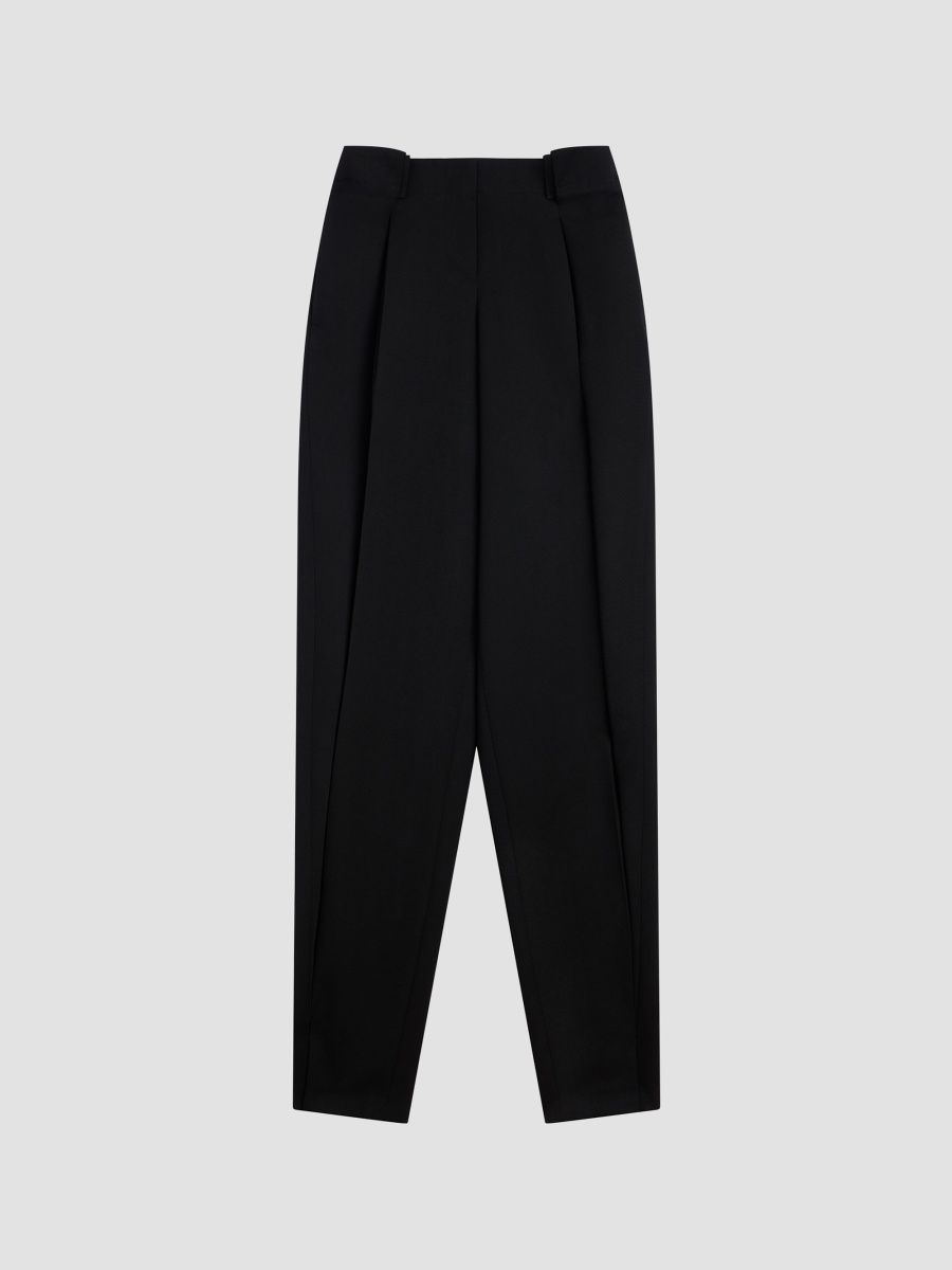 Givenchy Women's Pinch Pants in Wool - Black - Size 8