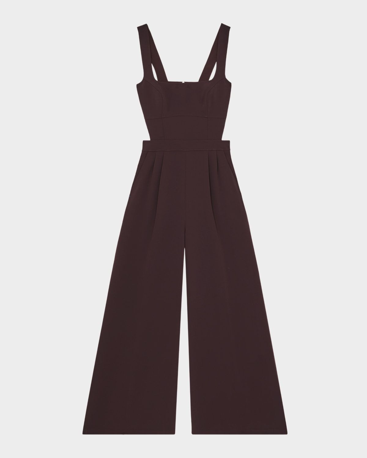 Cutout Sleeveless Wide-Leg Jumpsuit