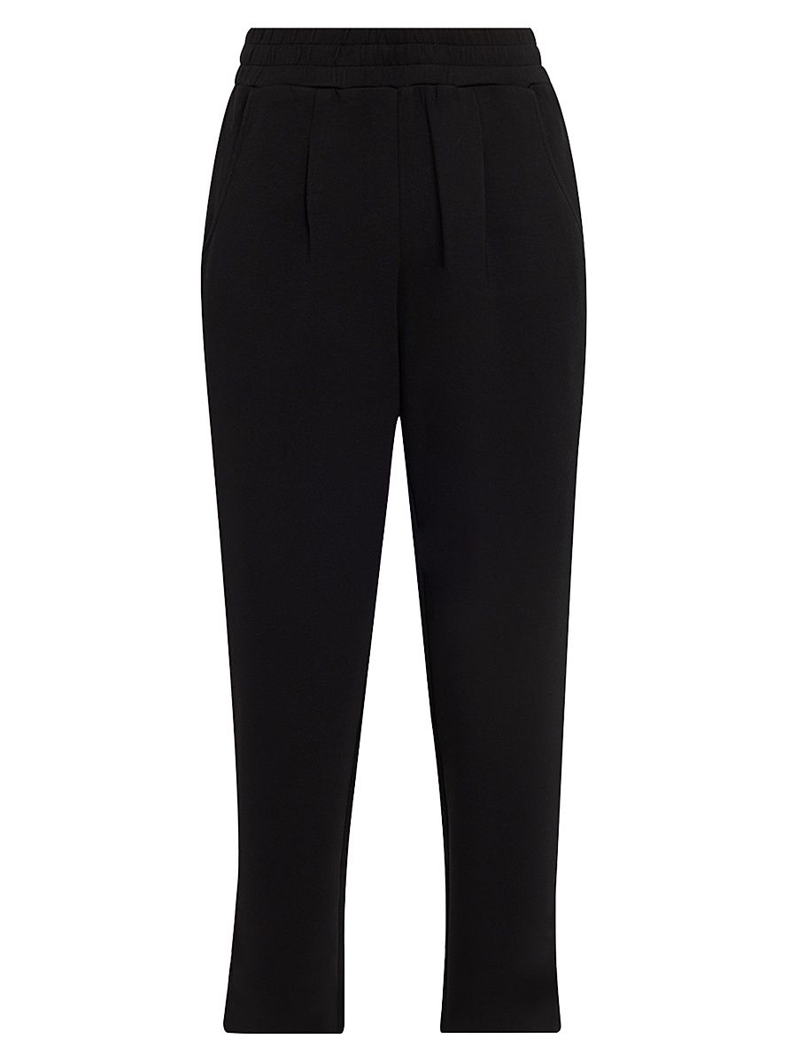 Women's The Rolled Cuff Elasticized Pants - Black - Size XS
