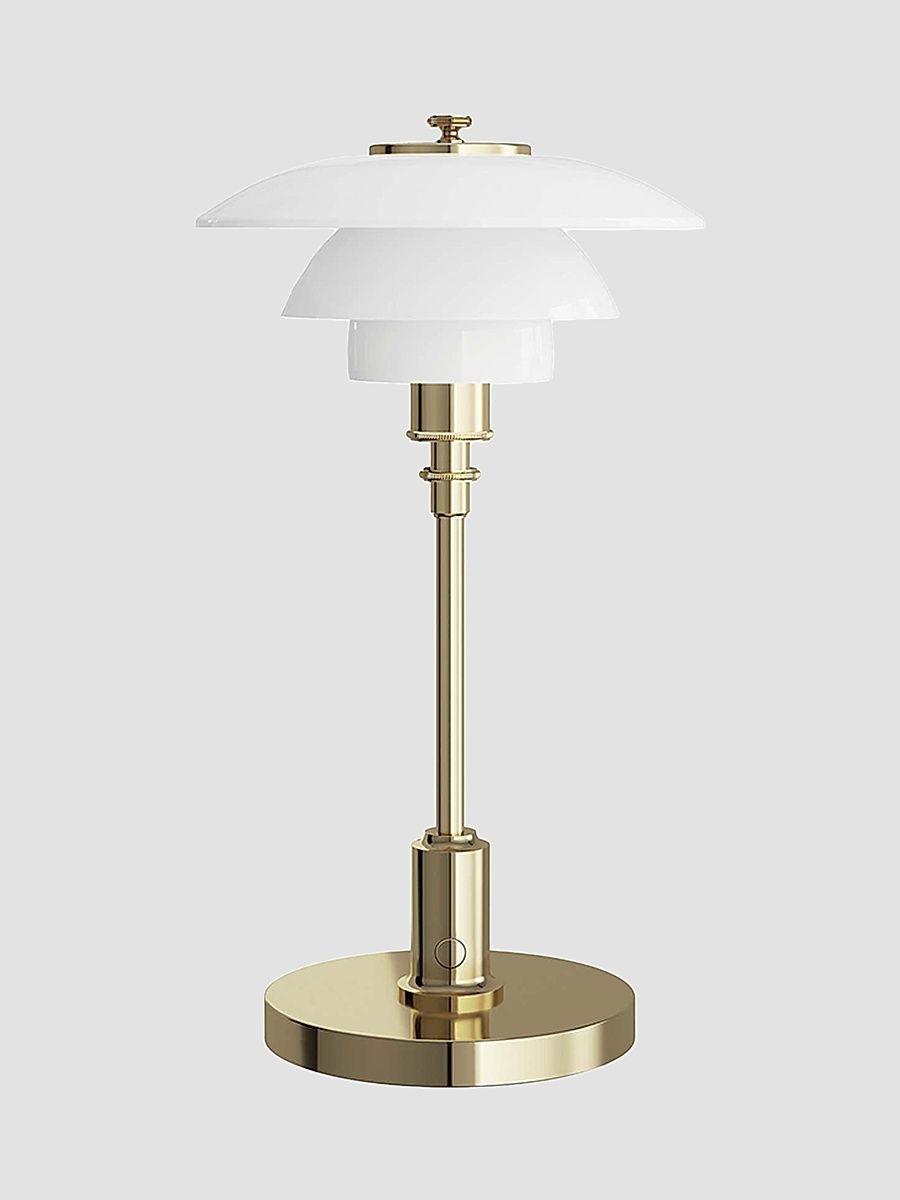 Ph 1/1 Portable Brass Lamp - Brass Metallised