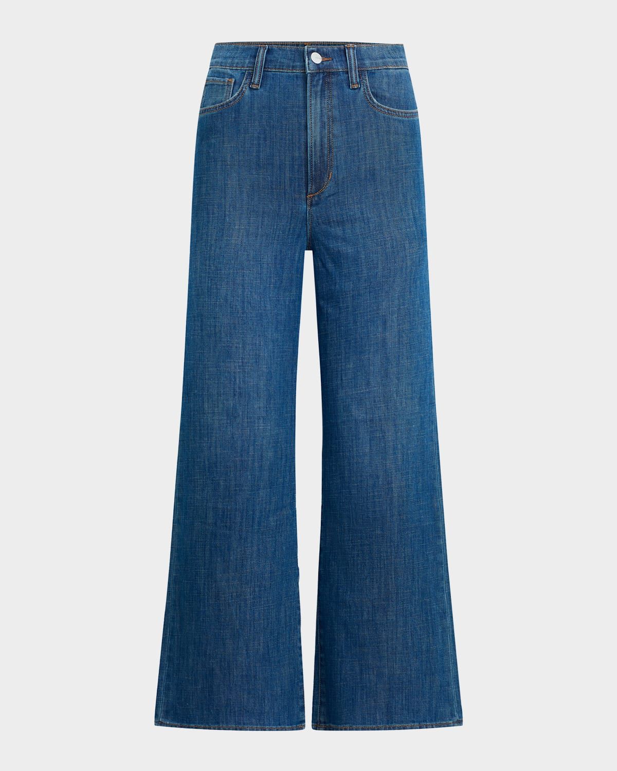 The Mia Wide-Leg Ankle Jeans