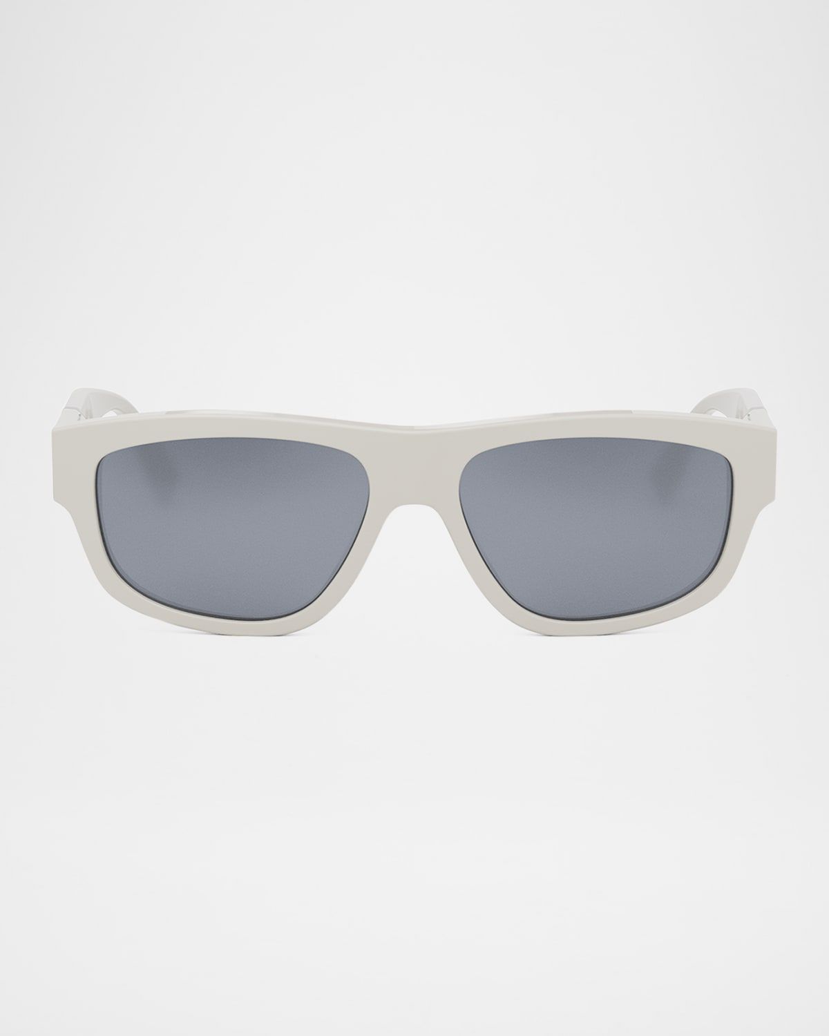 Men & apos;s Fendi Diagonal Acetate Rectangle Sunglasses