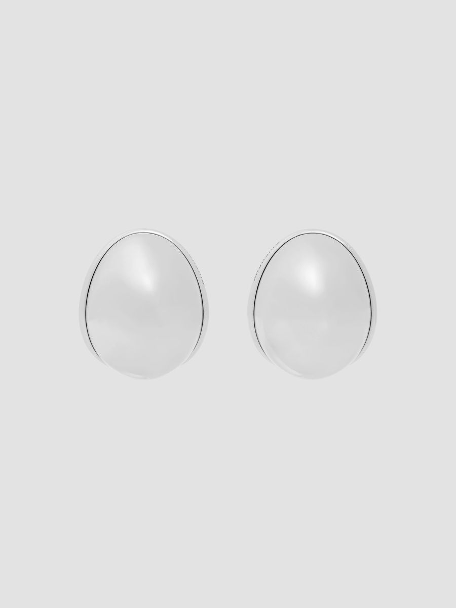 Givenchy Women's Sculpt Earrings in Metal - Silvery