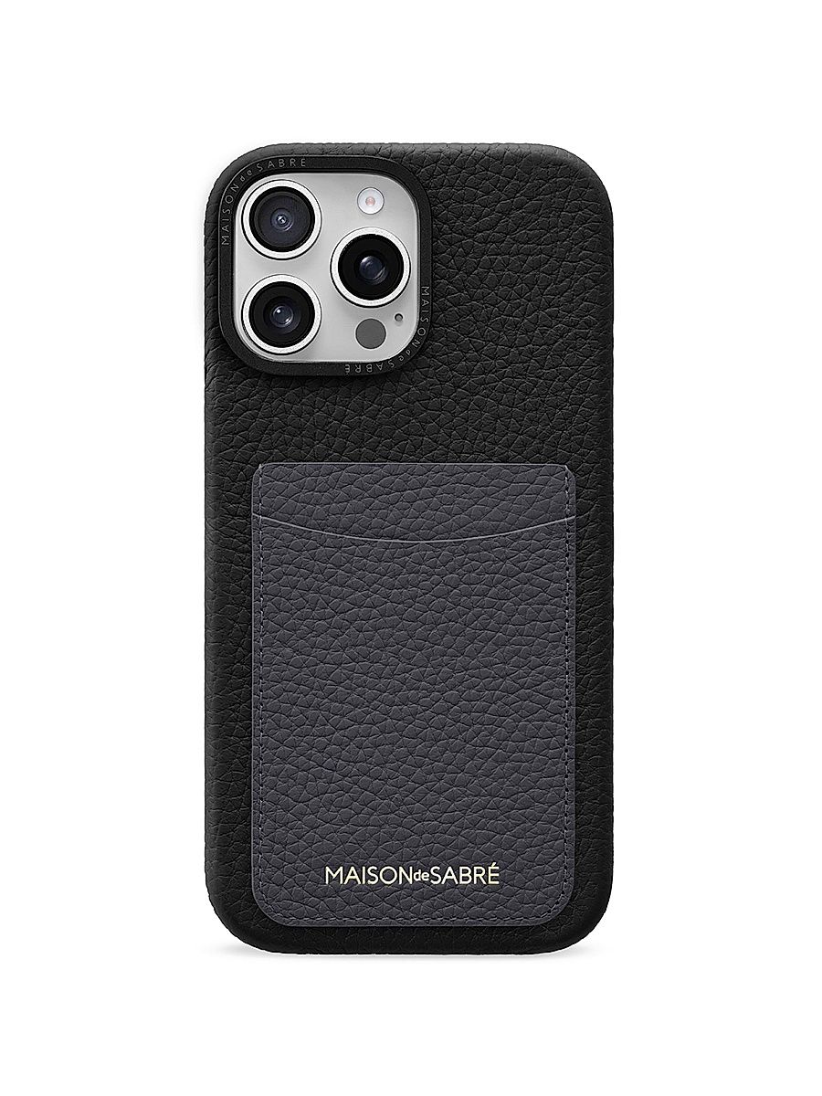 Card Phone Case (iPhone 16 Pro Max) - Graphite Caviar