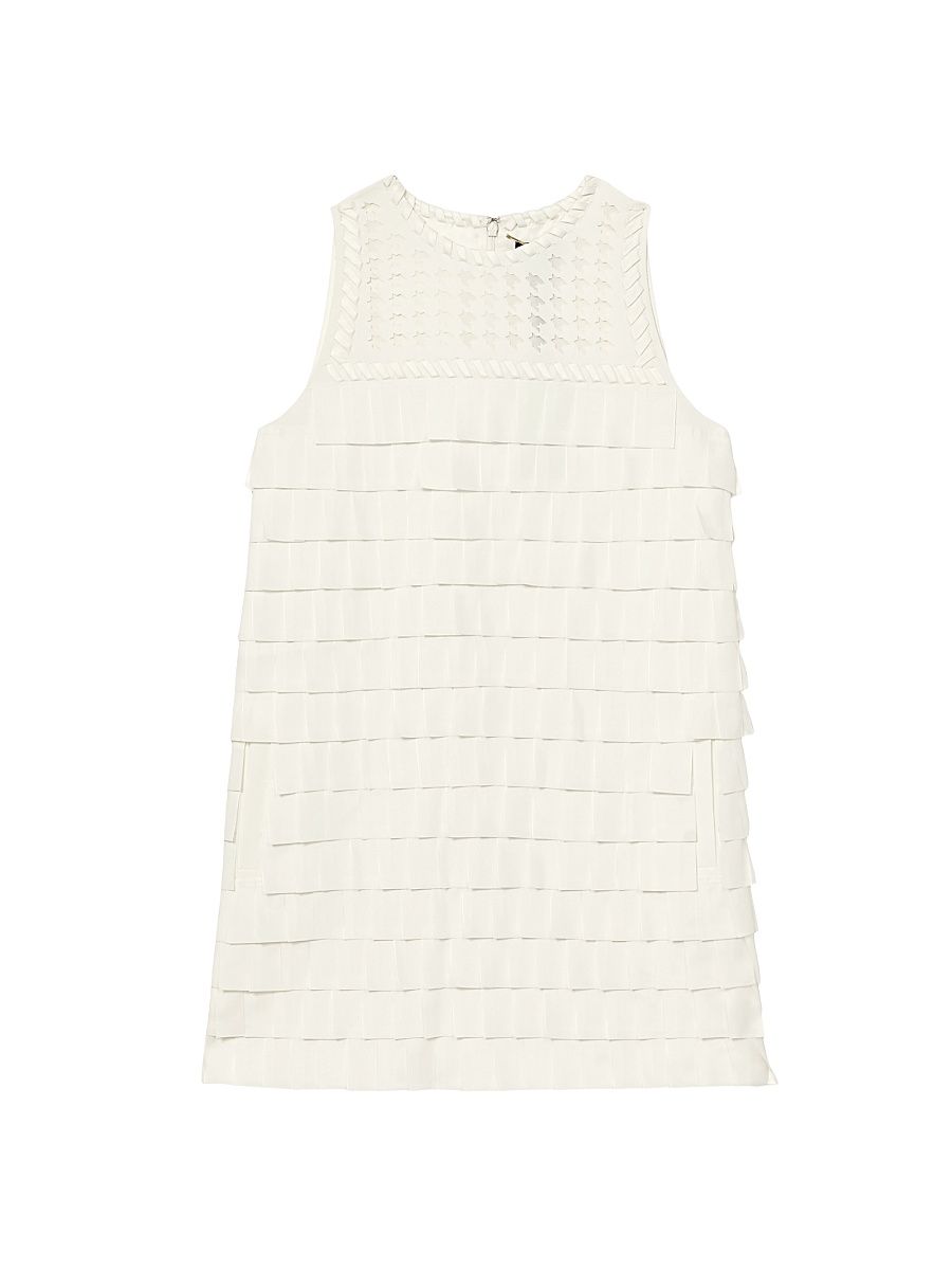 Women's Robin Layered Ruffle Minidress - White - Size 12