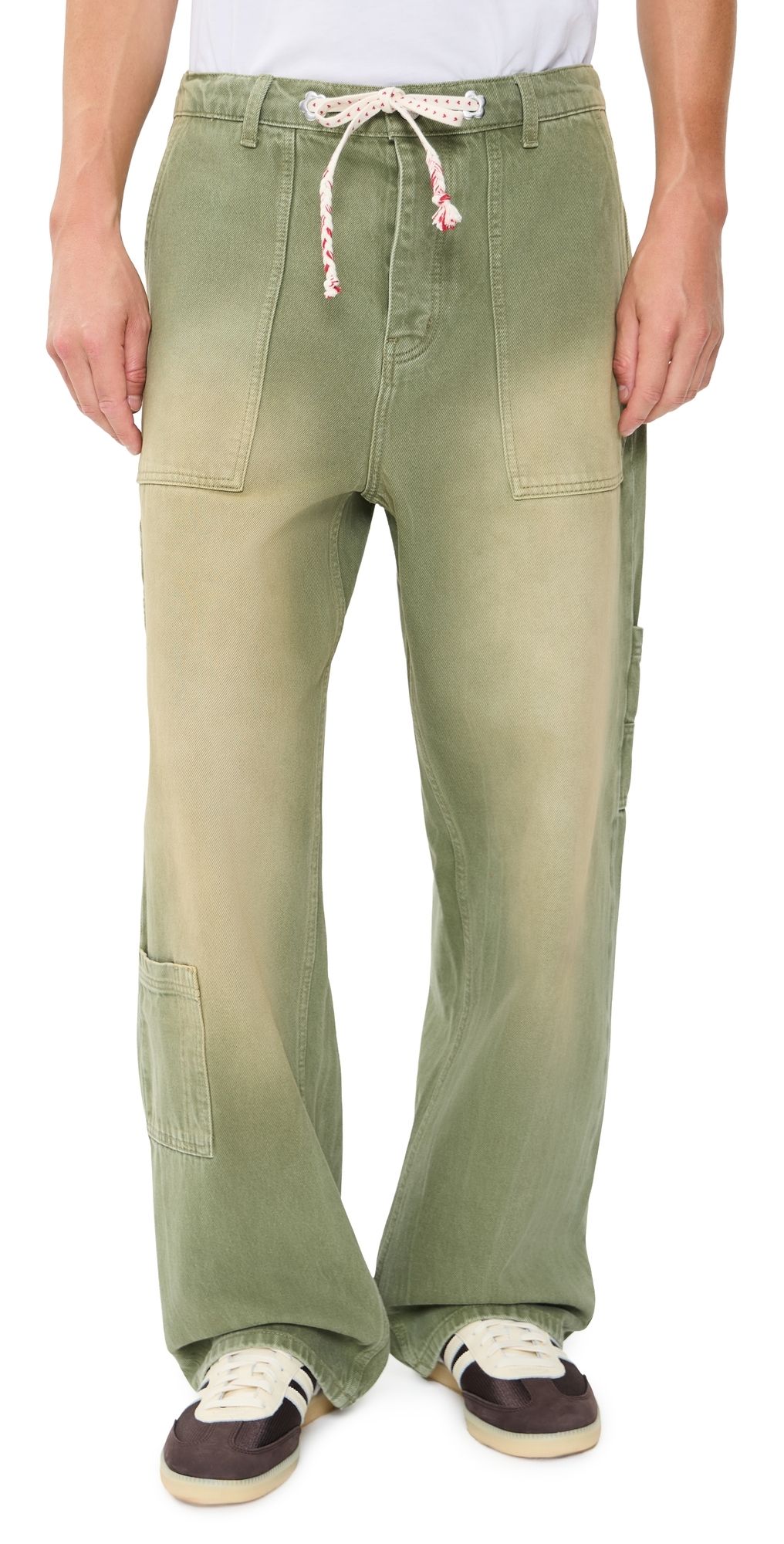 Nahmias Gardener Utility Jeans Army Green 38