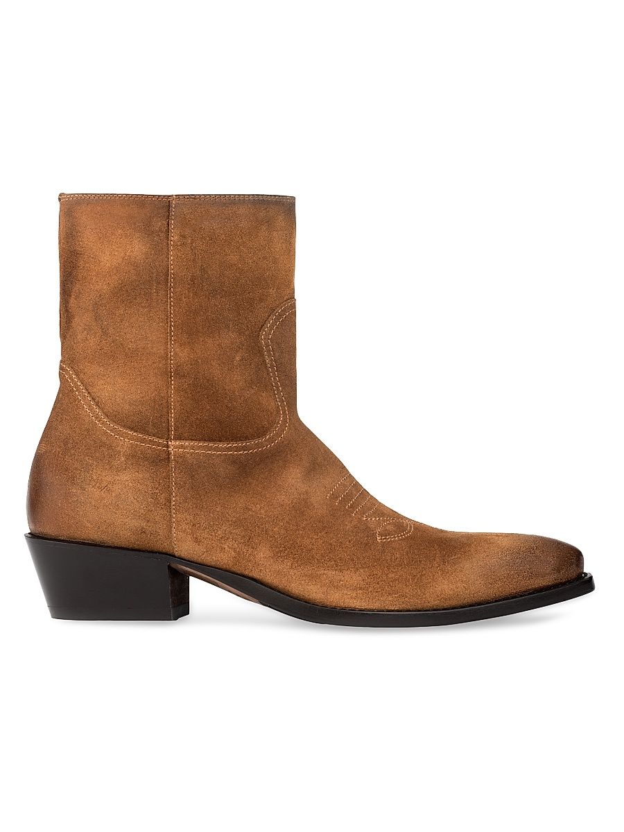 Men's Atticus Suede Boots - Whiskey - Size 13