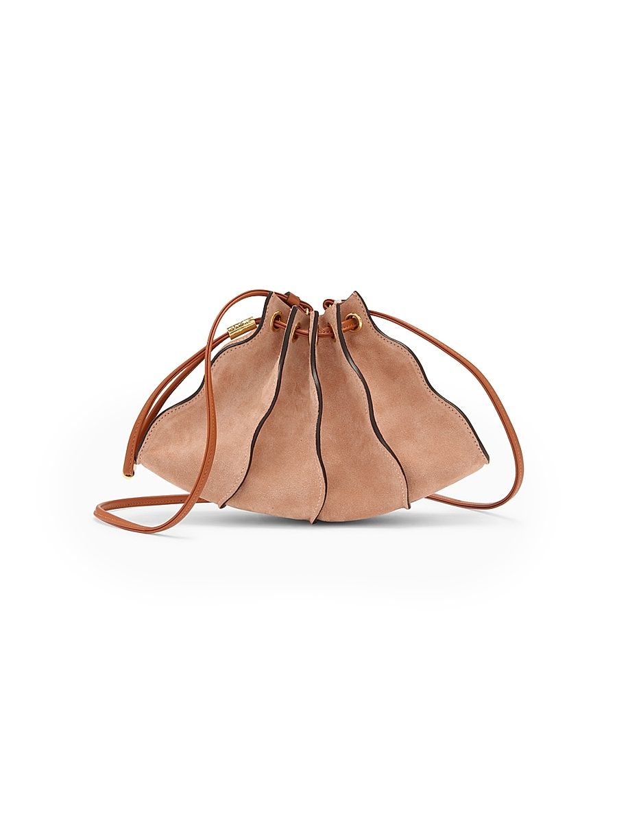 Women's Adria Small Suede Crossbody Bag - Sienna