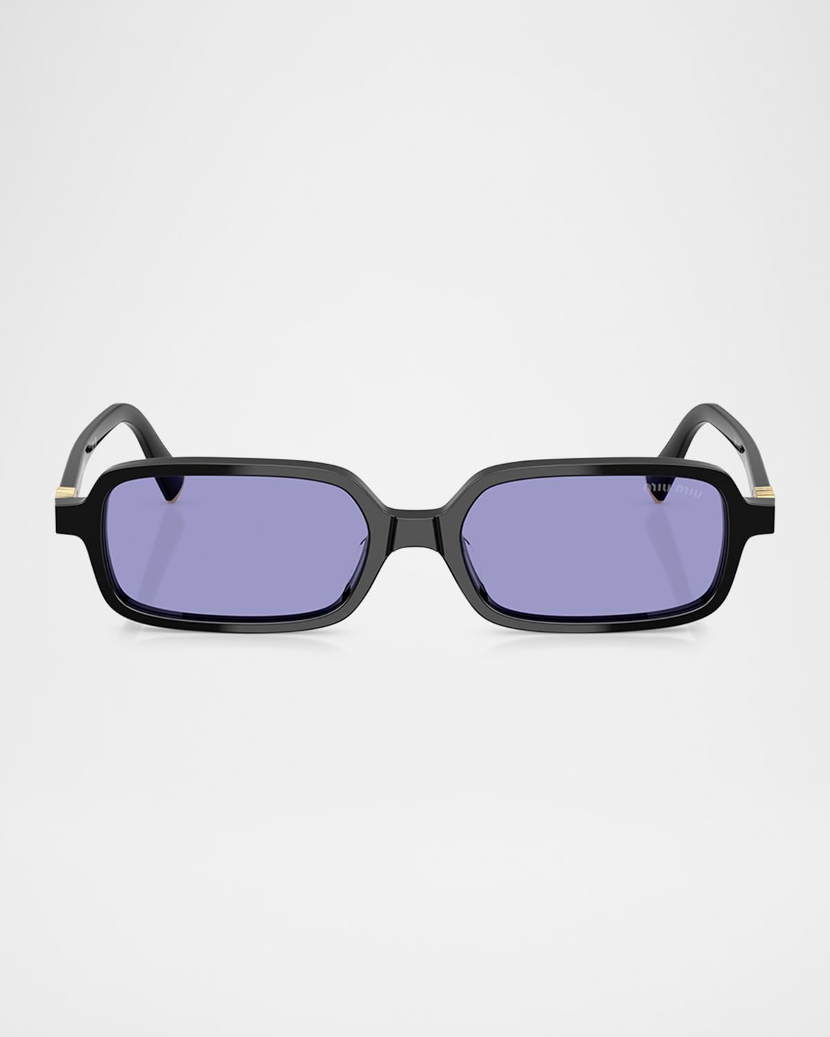 MU 11ZSF Acetate Rectangular Sunglasses