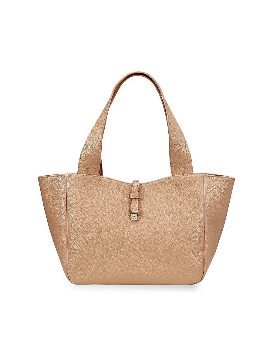 Women's Mercer Leather Tote Bag - Cappuccino