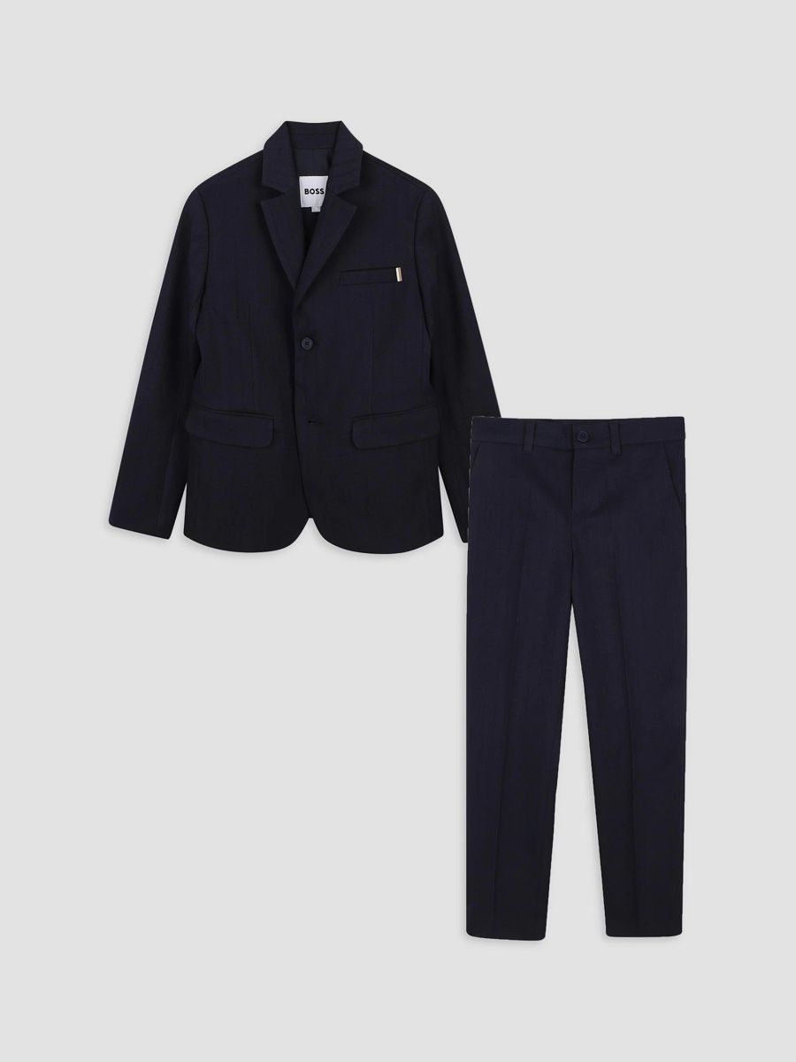 Boy's Boy's Single-Breasted Suit - Electric - Size XS
