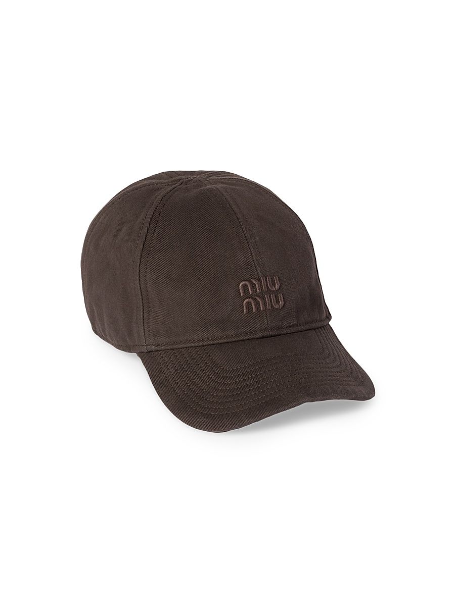 Women's Drill Baseball Cap - Brown - Size Small